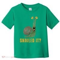 Snailed It Funny Snails Snail Lovers Toddler T-Shirt thumb 0