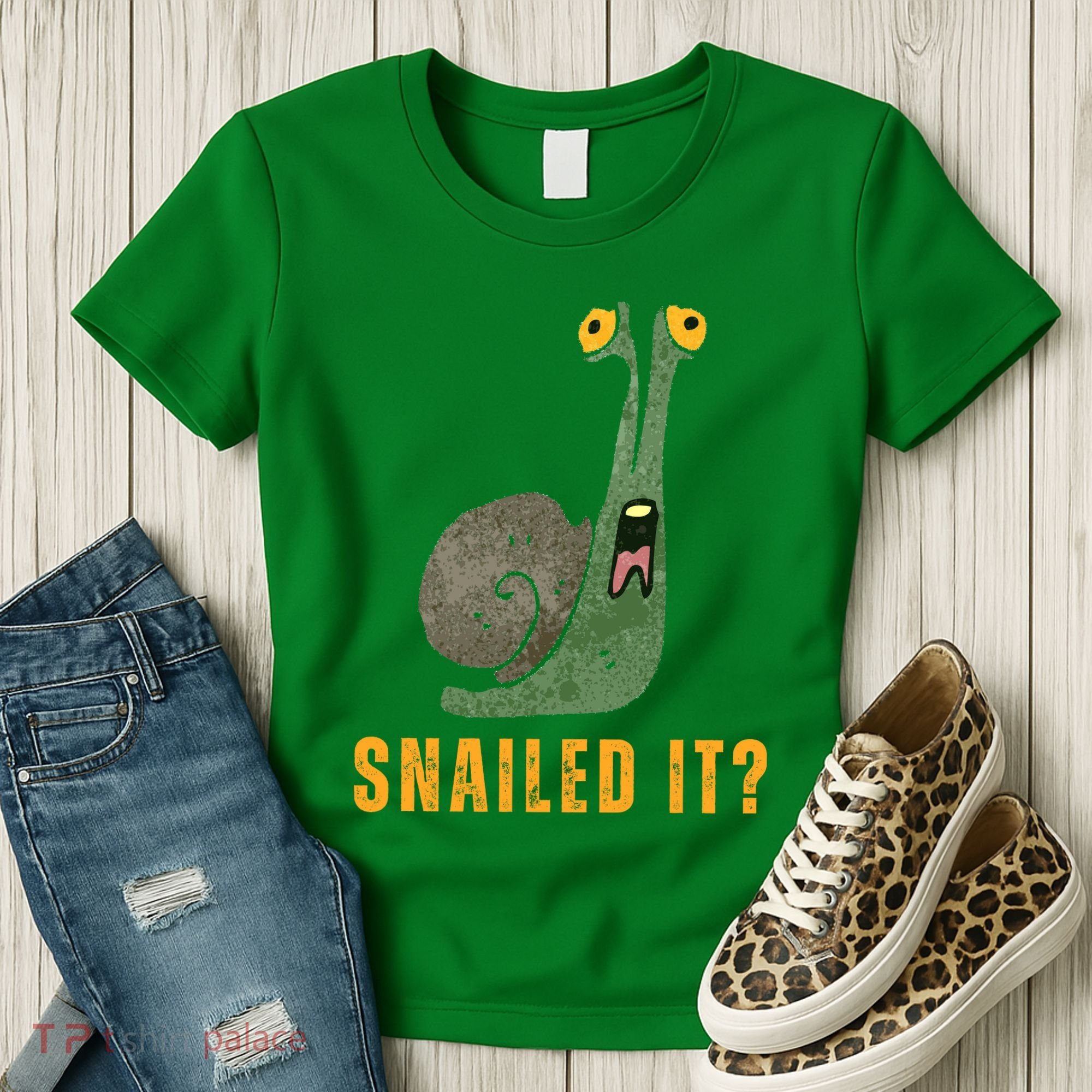 Snailed It Funny Snails Snail Lovers Women's T-Shirt