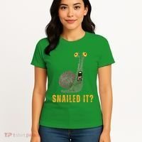 Snailed It Funny Snails Snail Lovers Women's T-Shirt thumb 4