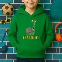 Snailed It Funny Snails Snail Lovers Kids Hoodie thumb 2