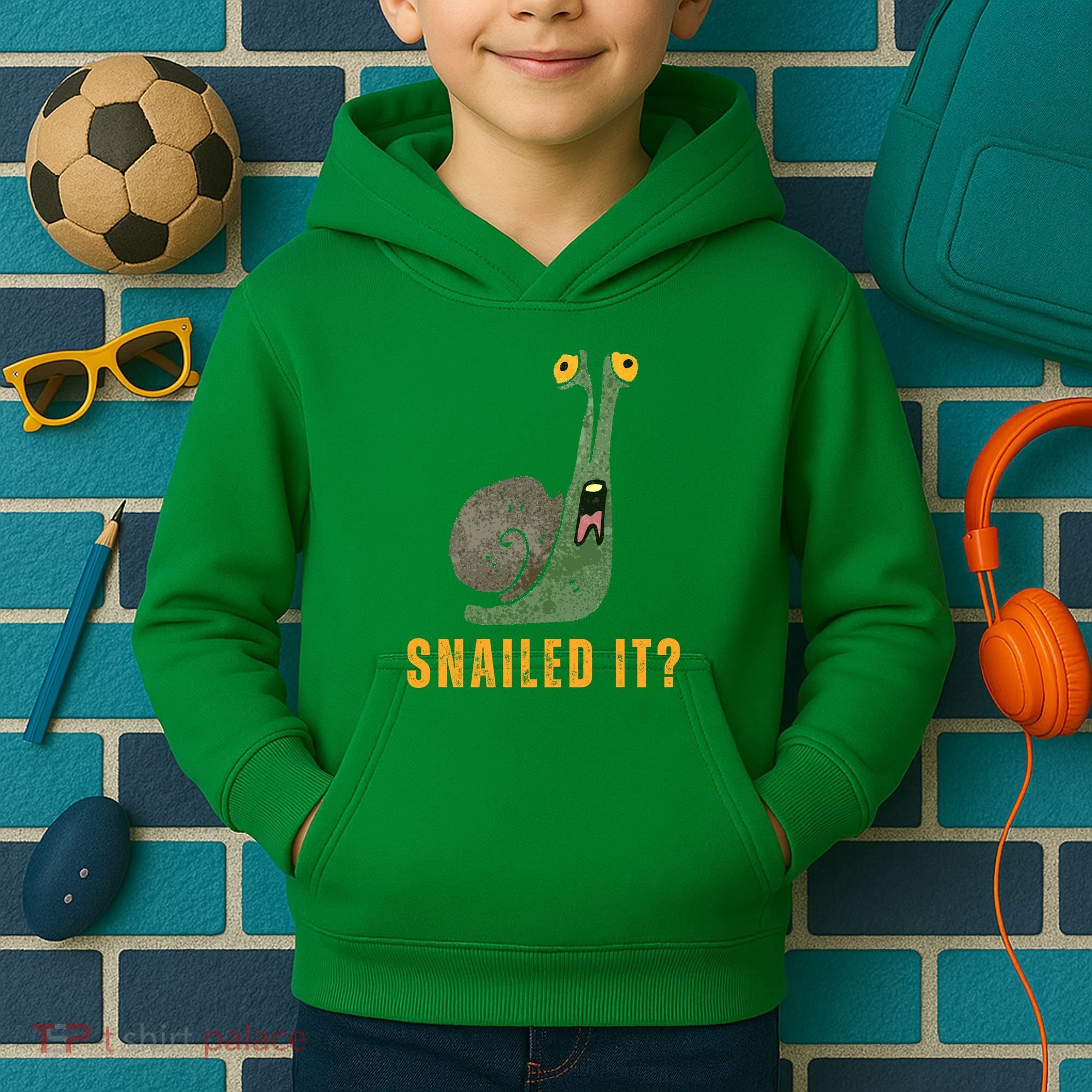 Snailed It Funny Snails Snail Lovers Kids Hoodie