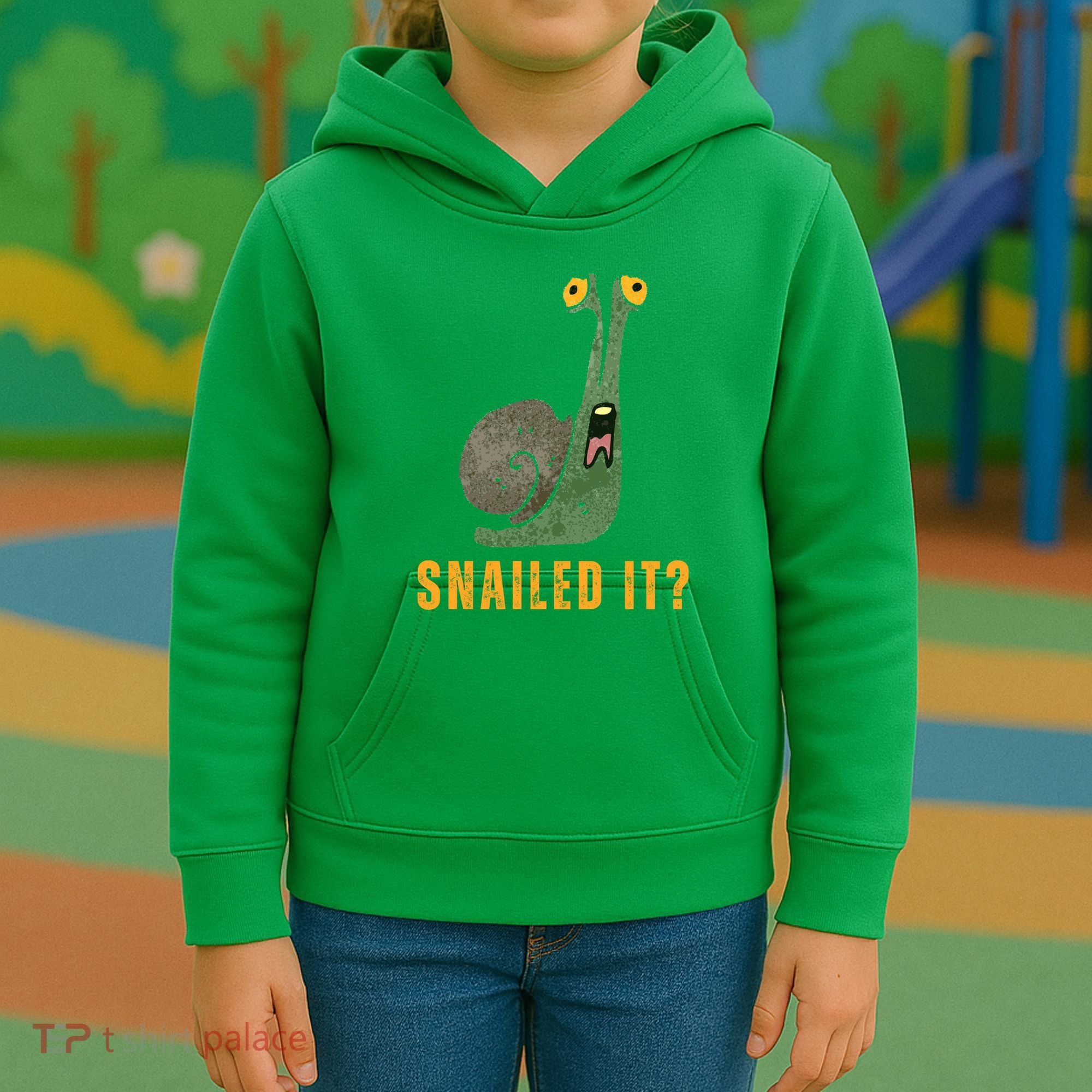Snailed It Funny Snails Snail Lovers Kids Hoodie