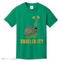 Snailed It Funny Snails Snail Lovers Kids T-Shirt thumb 0