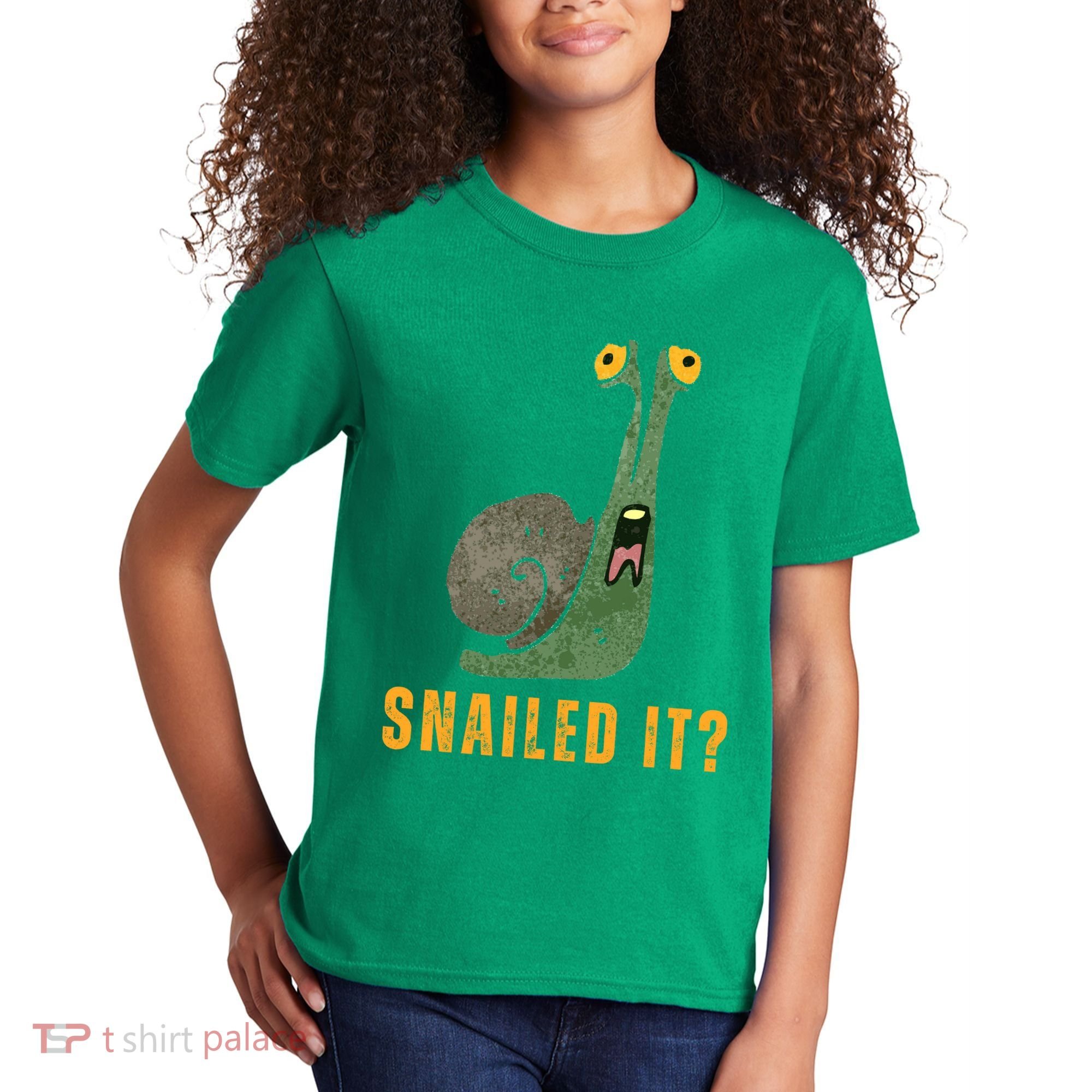 Snailed It Funny Snails Snail Lovers Kids T-Shirt