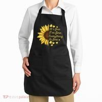 Sunflower It's Fine I'm Fine Everything Is Fine Sunflower Apron thumb 2