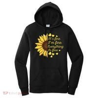 Sunflower It's Fine I'm Fine Everything Is Fine Sunflower Women's Hoodie thumb 0