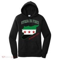 Syria Is Free Join The Freedom March Celebrate Syria Women's Hoodie thumb 0