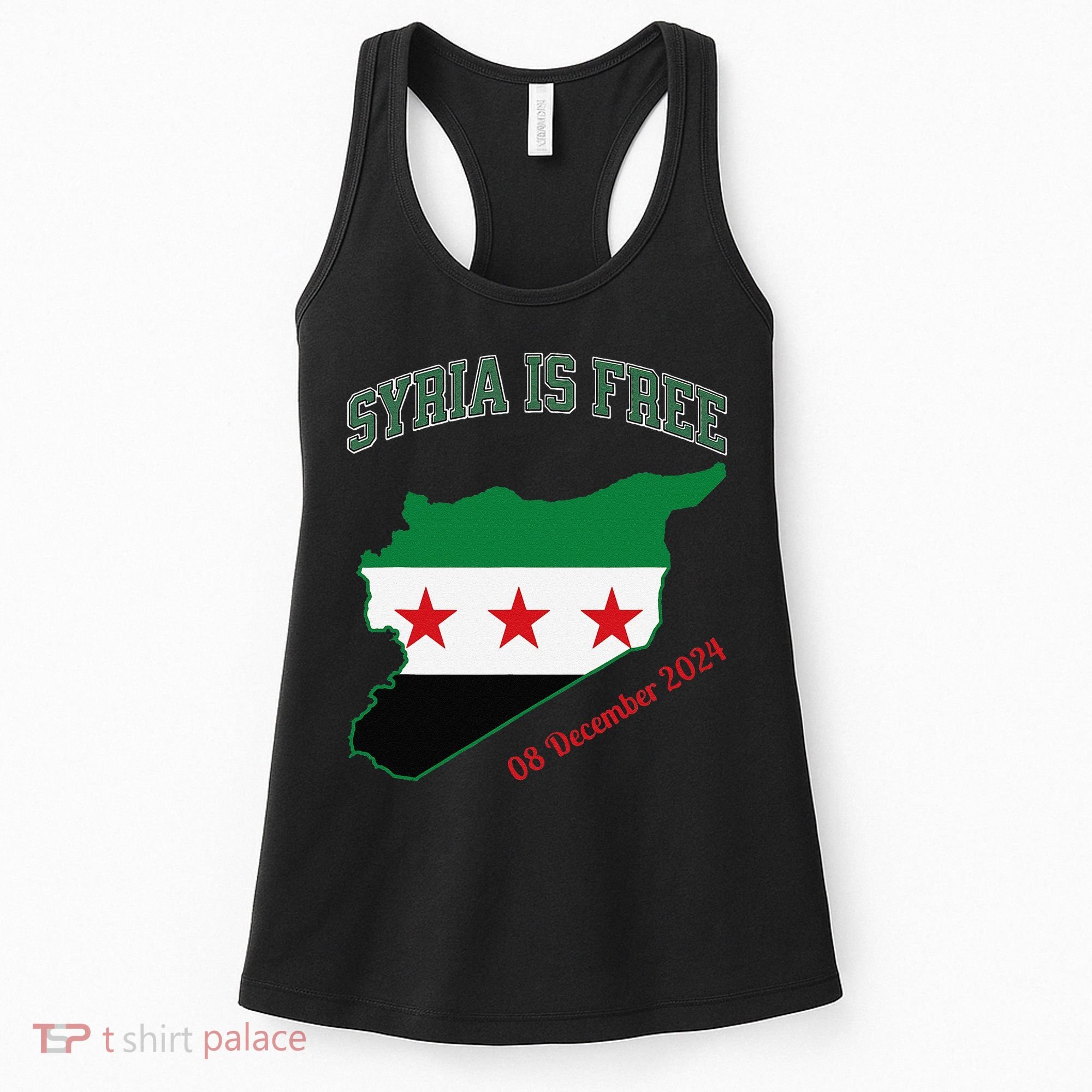 Syria Is Free Join The Freedom March Celebrate Syria Women's Tank Top