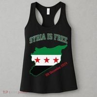 Syria Is Free Join The Freedom March Celebrate Syria Women's Tank Top thumb 3