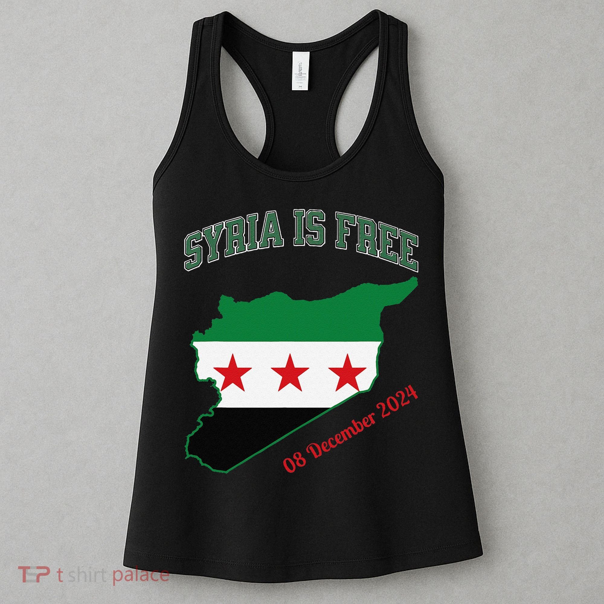 Syria Is Free Join The Freedom March Celebrate Syria Women's Tank Top