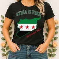Syria Is Free Join The Freedom March Celebrate Syria Women's T-Shirt thumb 2