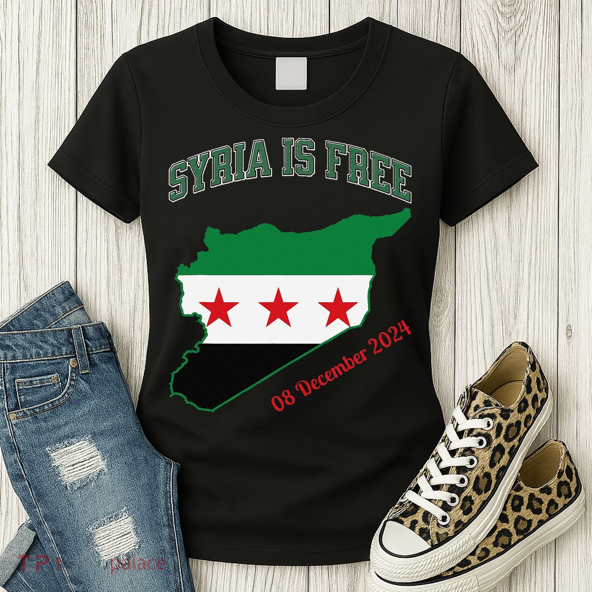 Syria Is Free Join The Freedom March Celebrate Syria Women's T-Shirt