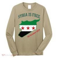 Syria Is Free Join The Freedom March Celebrate Syria Long Sleeve Shirt thumb 0
