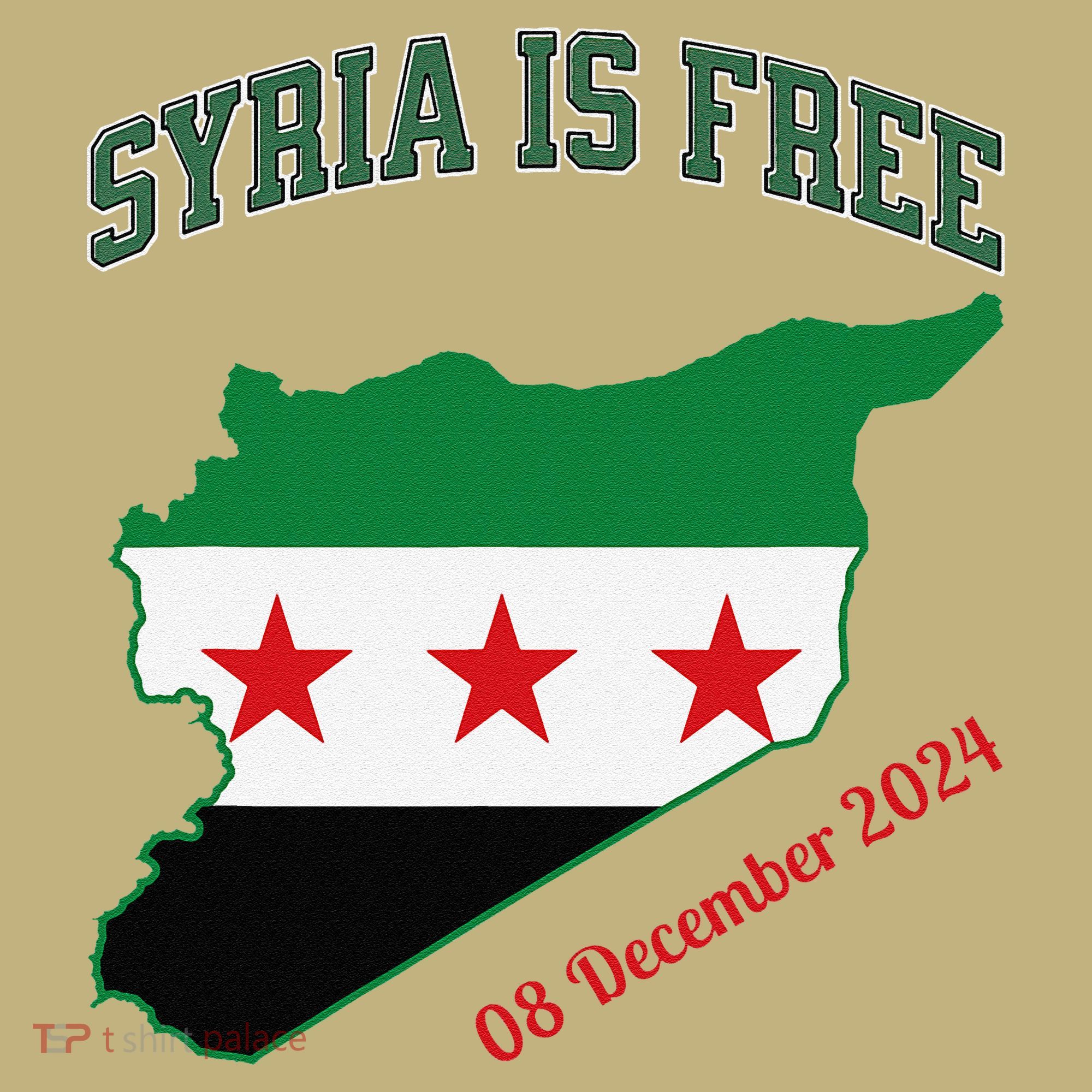 Syria Is Free Join The Freedom March Celebrate Syria T-Shirt
