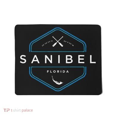 Sanibel Island Florida Beach Graphic Mousepad