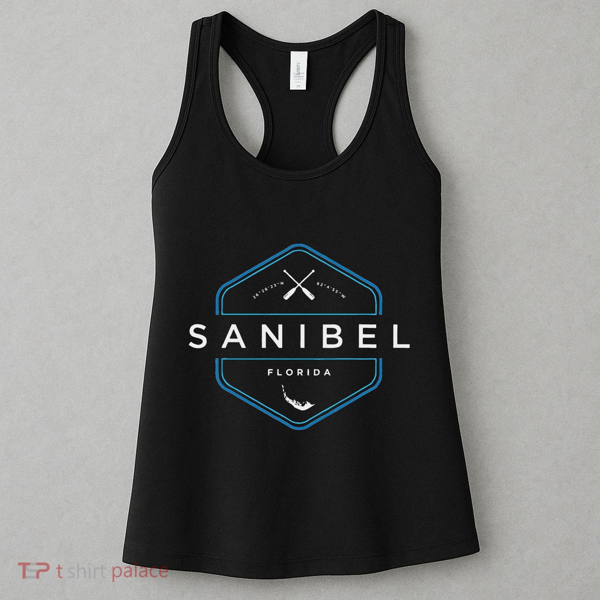 Sanibel Island Florida Beach Graphic Women's Tank Top