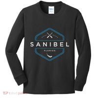 Sanibel Island Florida Beach Graphic Kids Long Sleeve Shirt thumb 0