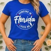 Someone In Florida Loves Me Women's T-Shirt thumb 2