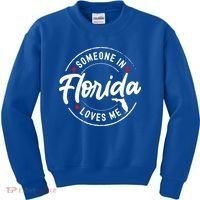 Someone In Florida Loves Me Kids Sweatshirt thumb 0