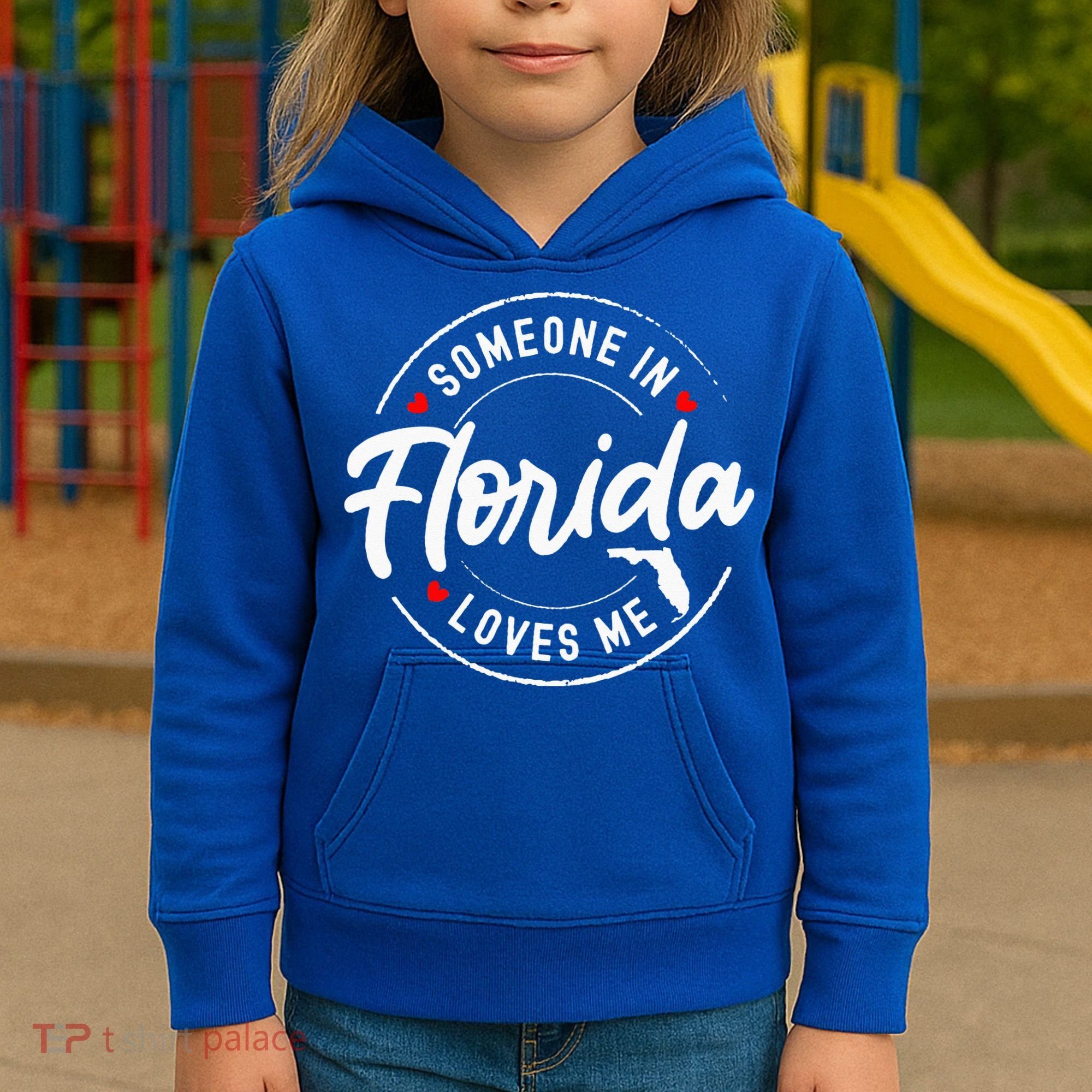 Someone In Florida Loves Me Kids Hoodie
