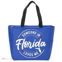 Someone In Florida Loves Me Tote Bag thumb 0