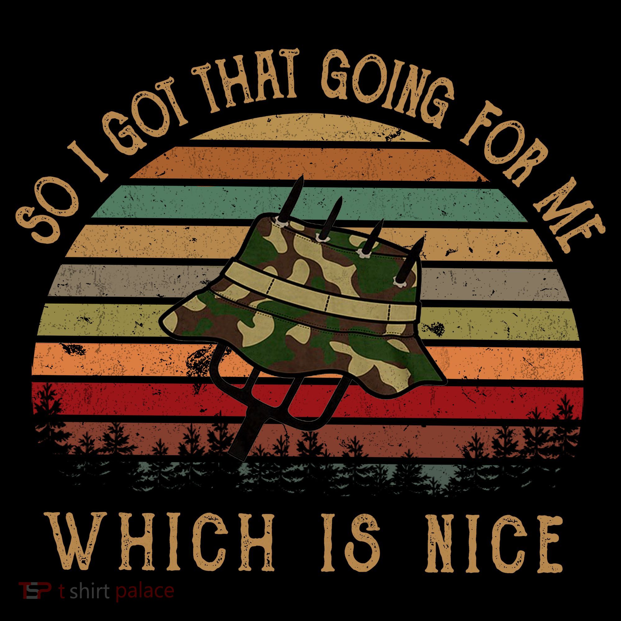 So I Got That Going For Me Which Is Nice Funny Vintage Hat T-Shirt
