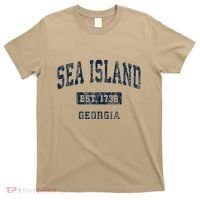 Sea Island Georgia Ga Vintage Established T-Shirt thumb 0