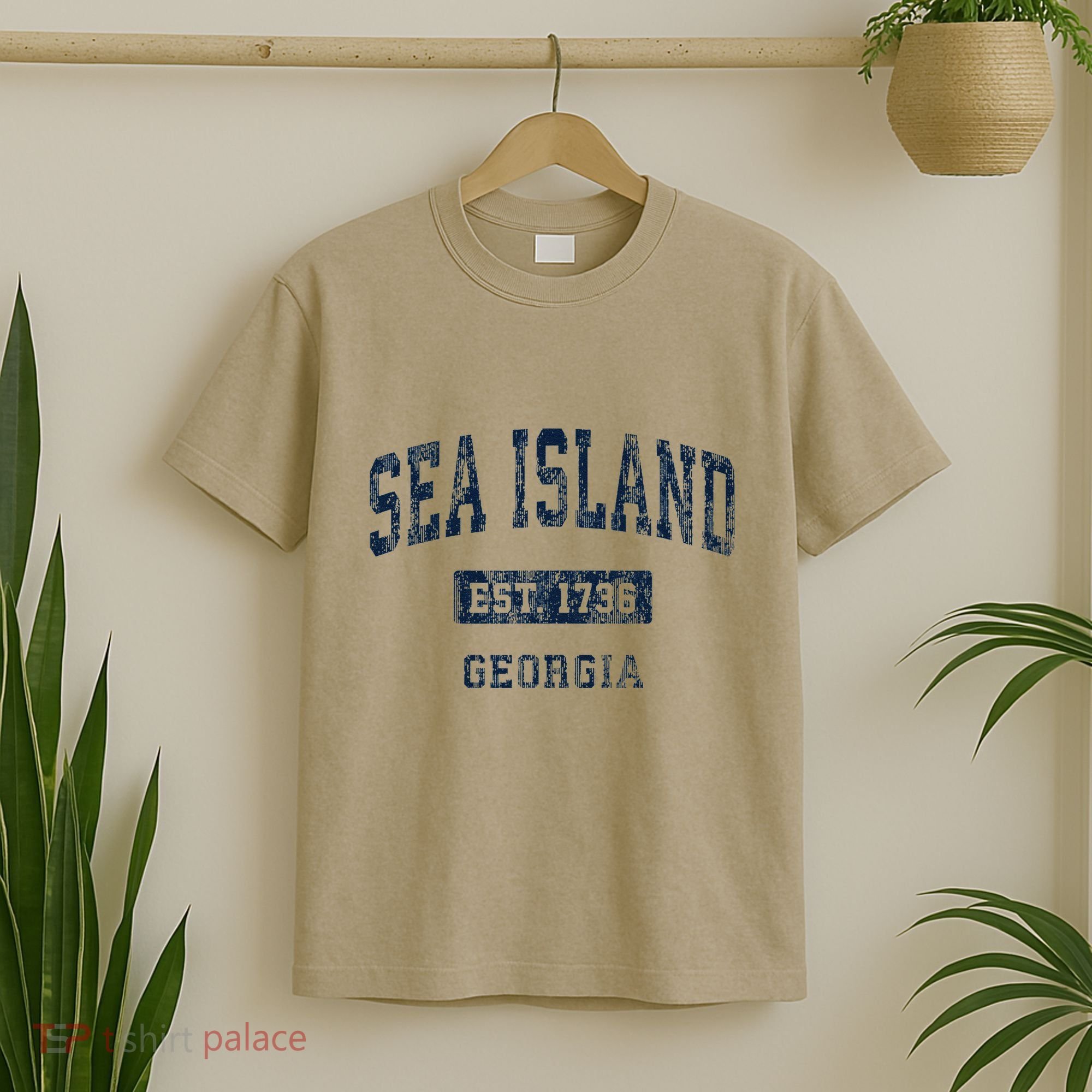 Sea Island Georgia Ga Vintage Established T-Shirt
