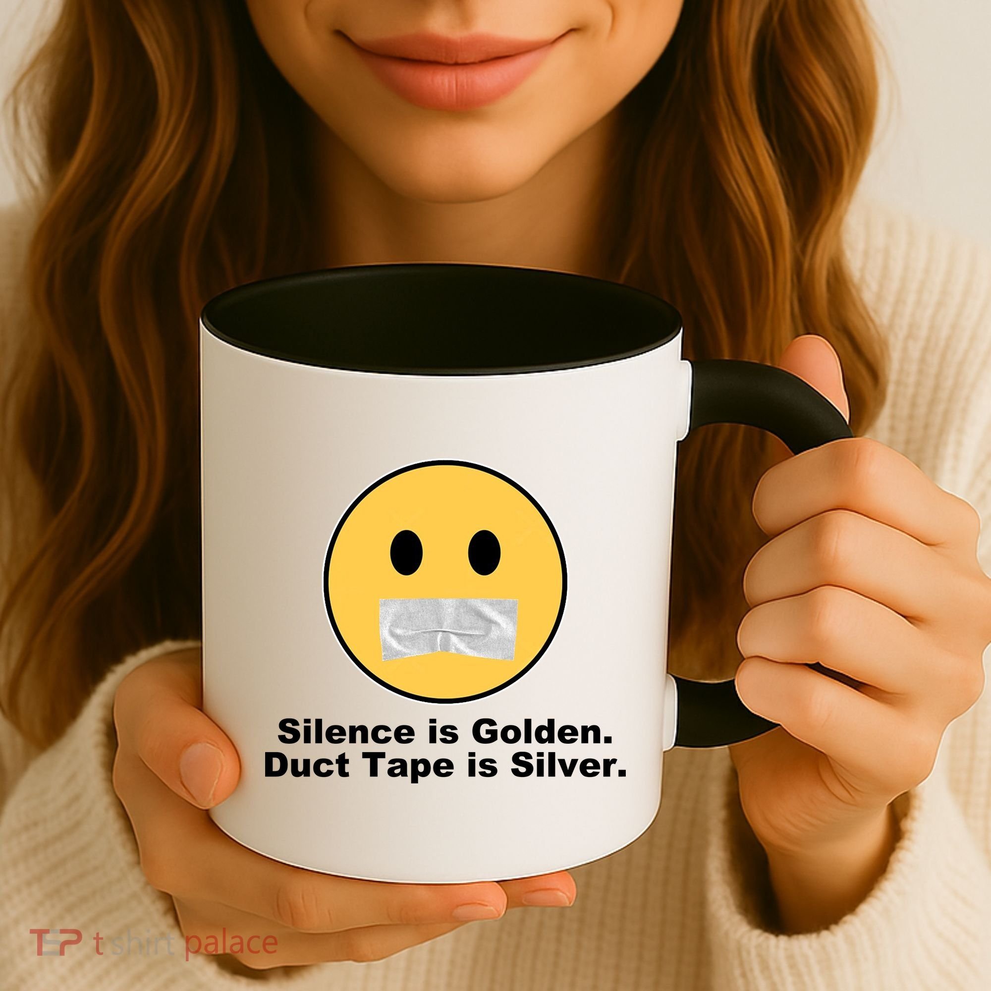 Silence Is Golden Duct Tape Is Silver Coffee Mug
