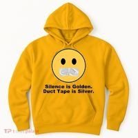 Silence Is Golden Duct Tape Is Silver Hoodie thumb 0