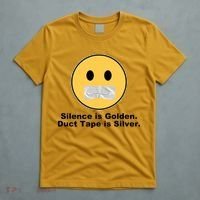 Silence Is Golden Duct Tape Is Silver T-Shirt thumb 5