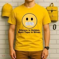 Silence Is Golden Duct Tape Is Silver T-Shirt thumb 6