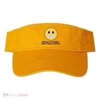 Silence Is Golden Duct Tape Is Silver Visor thumb 0