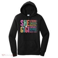 She Is Gigi Christian Mother's Day Present For Grandma Women Women's Hoodie thumb 0