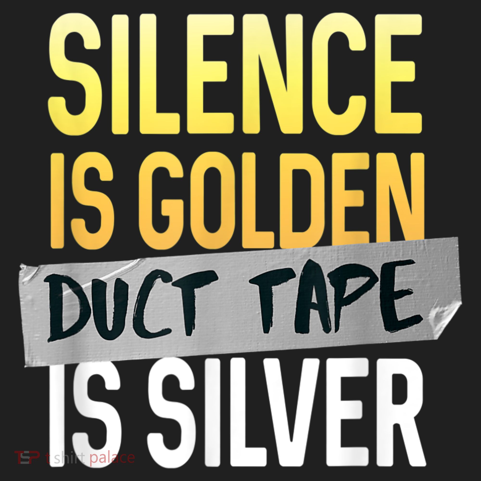 Silence Is Golden Duct Tape Is Silver Funny Sarcasm Beanie