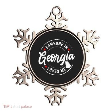 Someone In Georgia Loves Me Ornament
