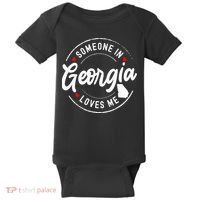 Someone In Georgia Loves Me Baby Bodysuit thumb 0