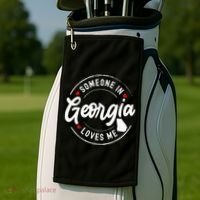 Someone In Georgia Loves Me Golf Towel thumb 2