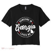 Someone In Georgia Loves Me Women's Crop Top Tee thumb 0