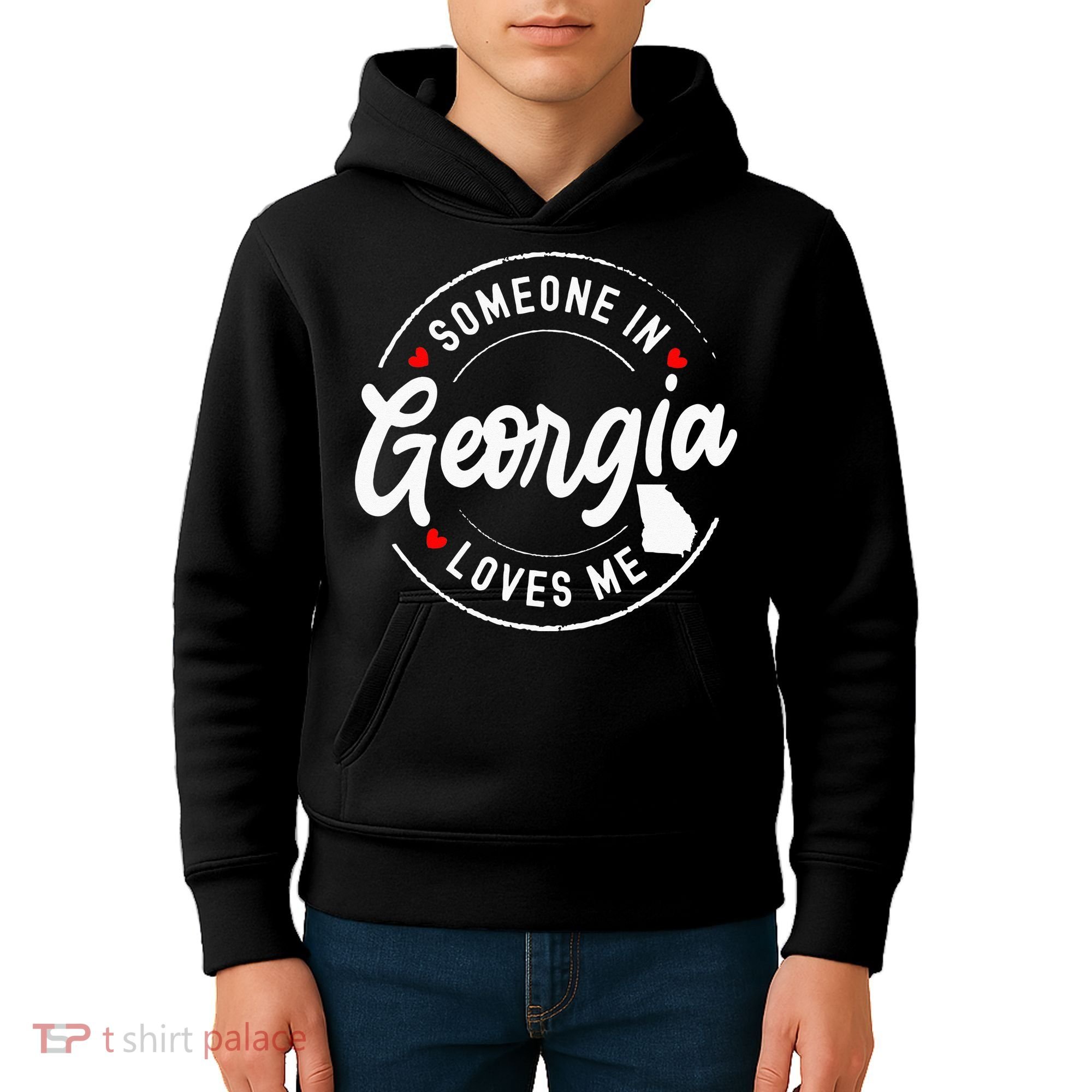 Someone In Georgia Loves Me Kids Hoodie
