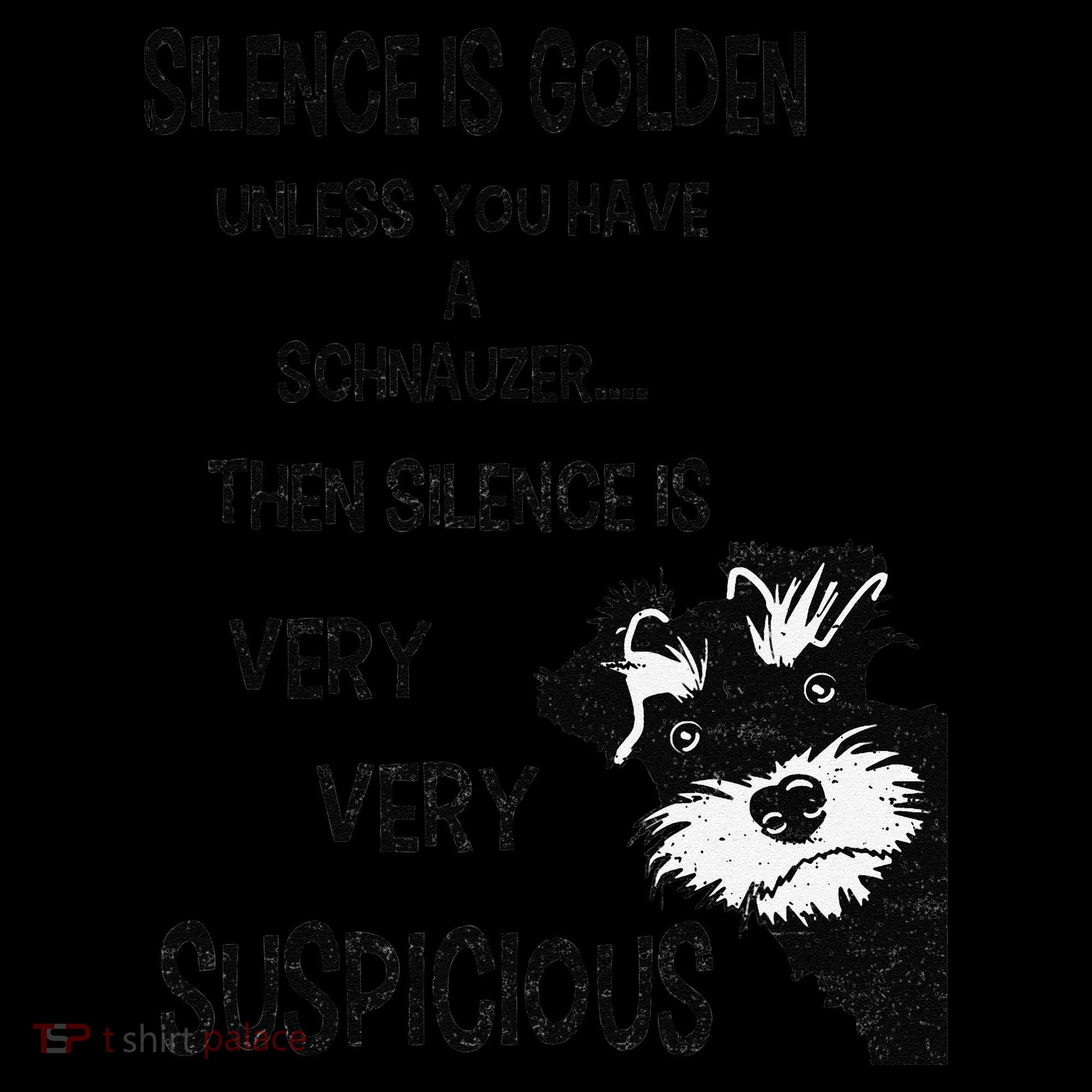 Silence Is Golden Unless You Have Schnauzer Funny Dog Lover Coffee Mug
