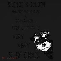 Silence Is Golden Unless You Have Schnauzer Funny Dog Lover Visor thumb 3
