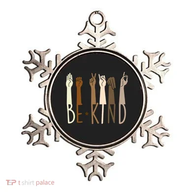 Sign Language Be Kind To All Ornament