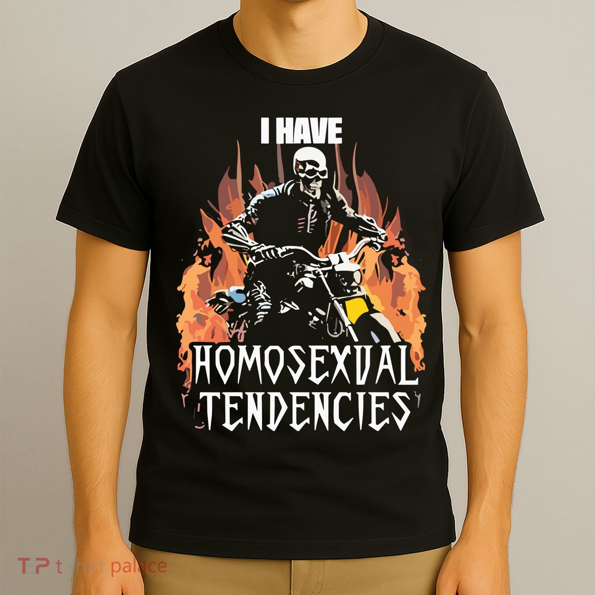 Skeleton I Have Homosexual Tendencies T-Shirt