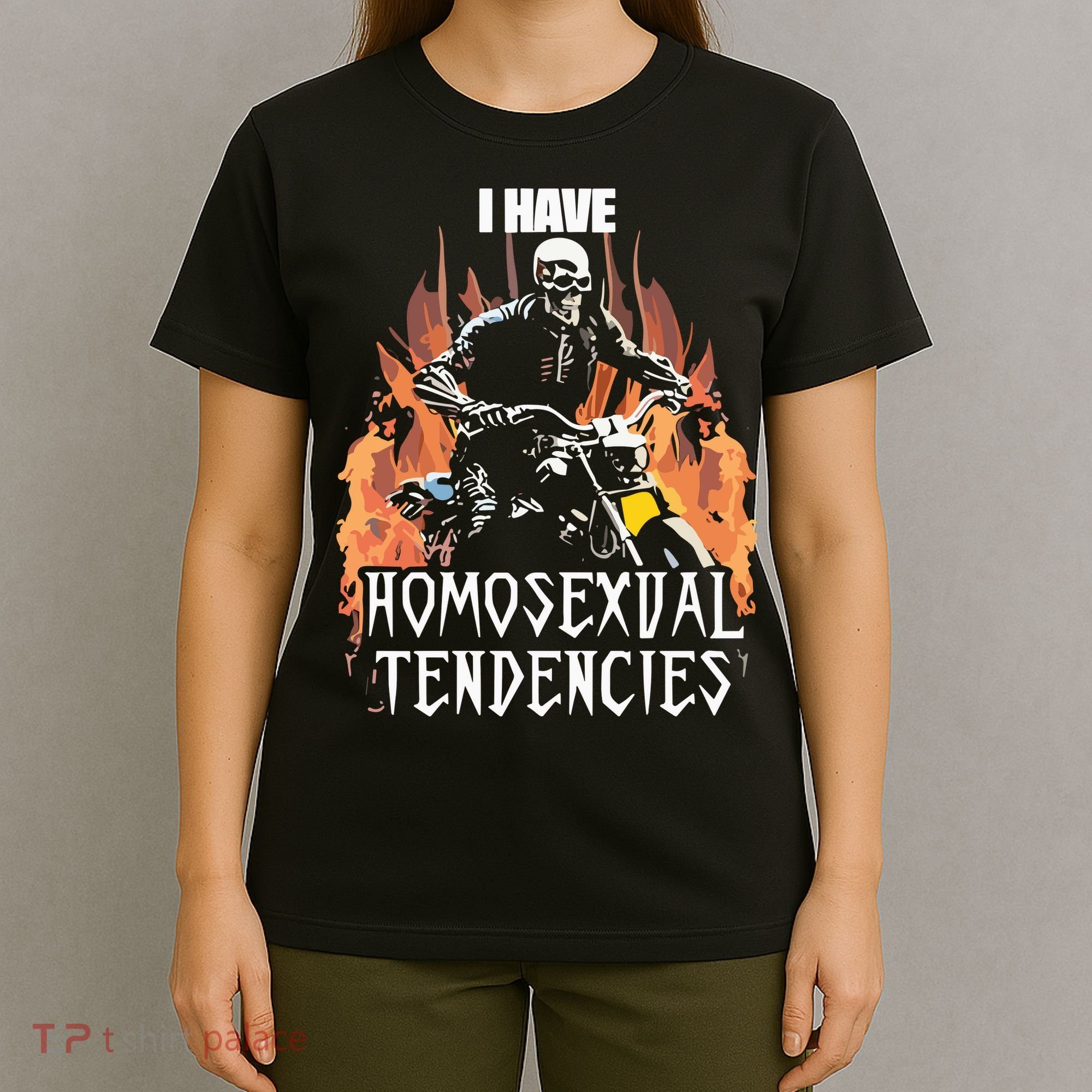 Skeleton I Have Homosexual Tendencies T-Shirt