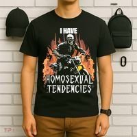 Skeleton I Have Homosexual Tendencies T-Shirt thumb 6