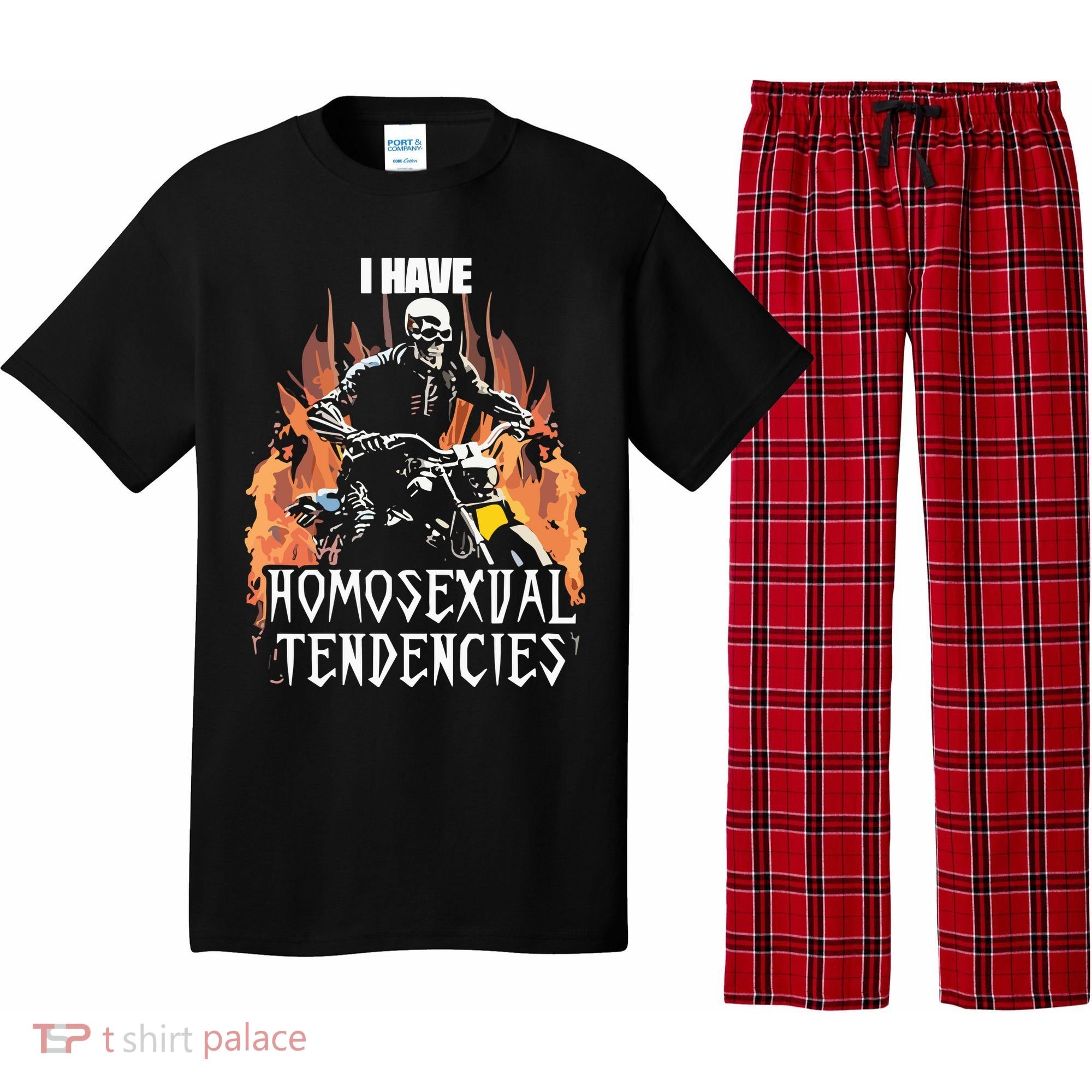 Skeleton I Have Homosexual Tendencies Pajama Set