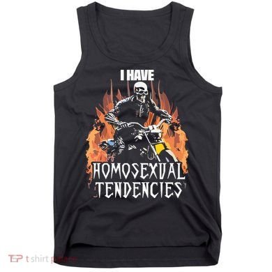 Skeleton I Have Homosexual Tendencies Tank Top