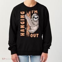Sloth Im Hanging Out Women's Sweatshirt thumb 0