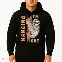 Sloth Im Hanging Out Hoodie thumb 2